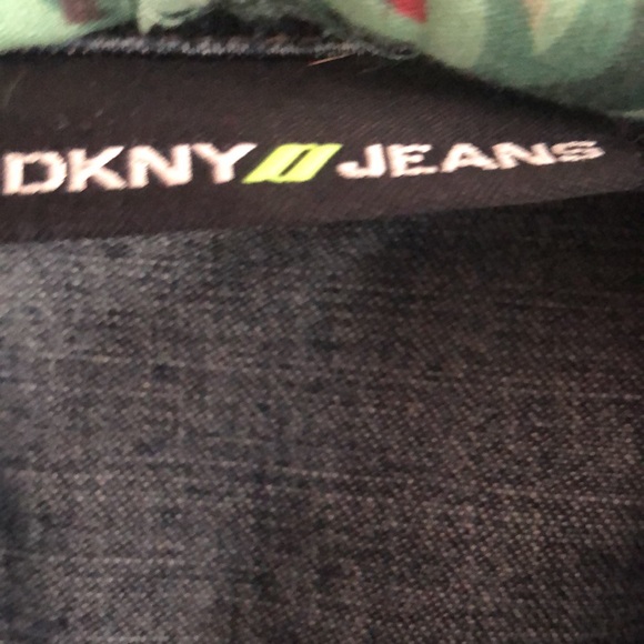 DKNY Womens Denim Jean Jacket Size Med - Picture 4 of 10